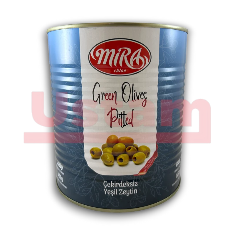 Mira - Magozott Zöld Egész Olivabogyó - 2900 gr