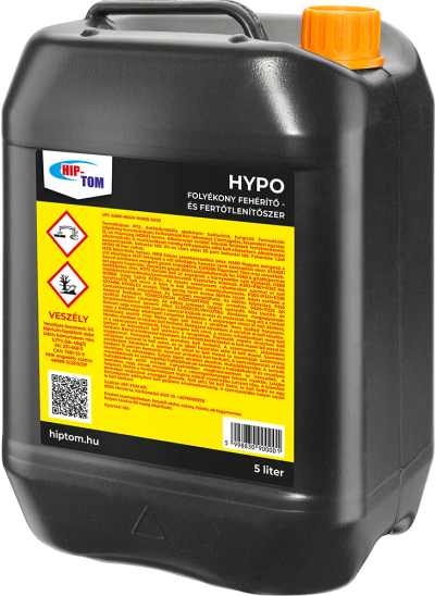 Hip-Tom - Hypo Folyékony Fehérítő és Fertőtlenítő - 5 l