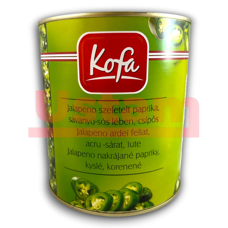 Kofa- Jalapeno Szeletelt Paprika - 3000 g