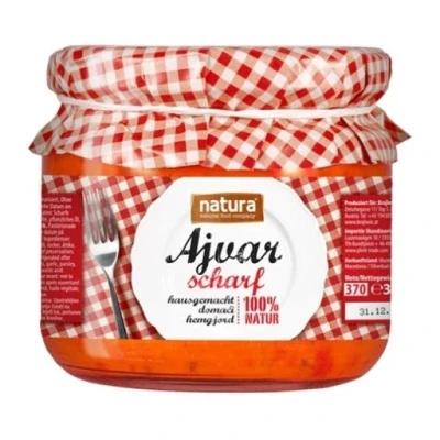 Natura Csípős ajvar 340g