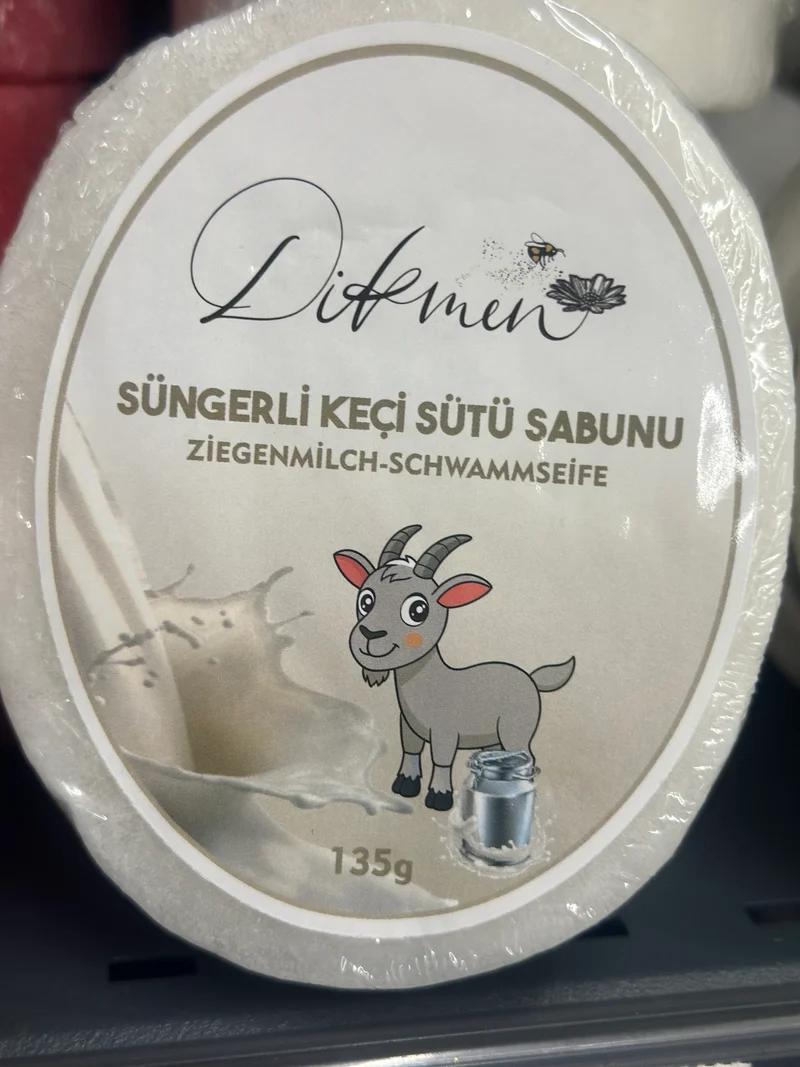 Dikmen Kecsketejes Szivacs szappan 135g
