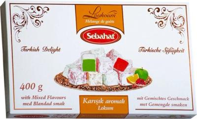 Sebahat vegyes ízű lokum 400g