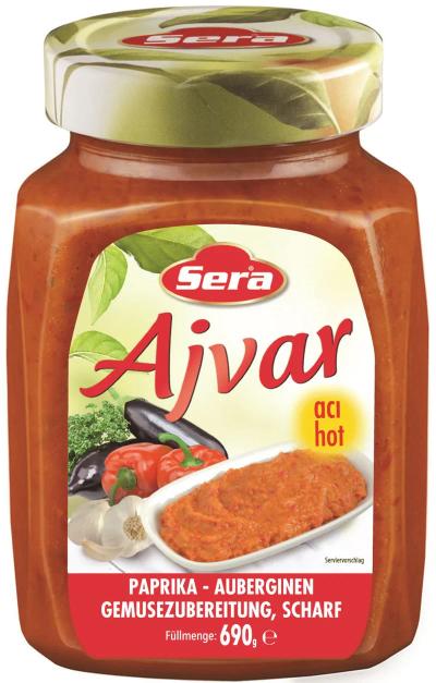 Sera csípős ajvar 690g