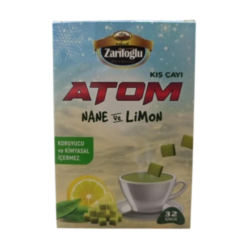 Zarifoglu Atom - Gyógynövénytea citromos,mentás - 150g (32db)