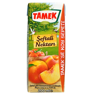 Tamek Őszibarack ízű gyümölcslé 1L