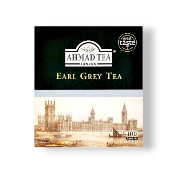 Ahmad Tea- filteres Earl grey tea- 100 db