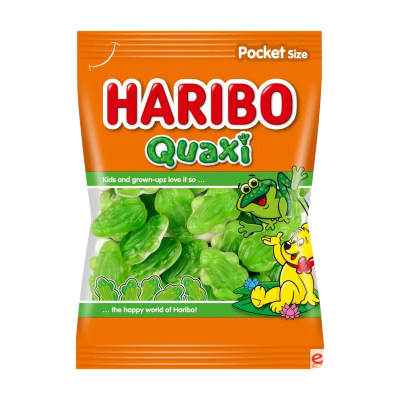 Haribo halal Quaxi- Békás gumicukor 100g
