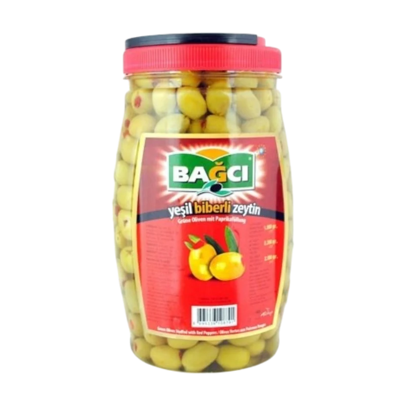 BAGCI - paprikával töltött zöld olívabogyó 1.5kg