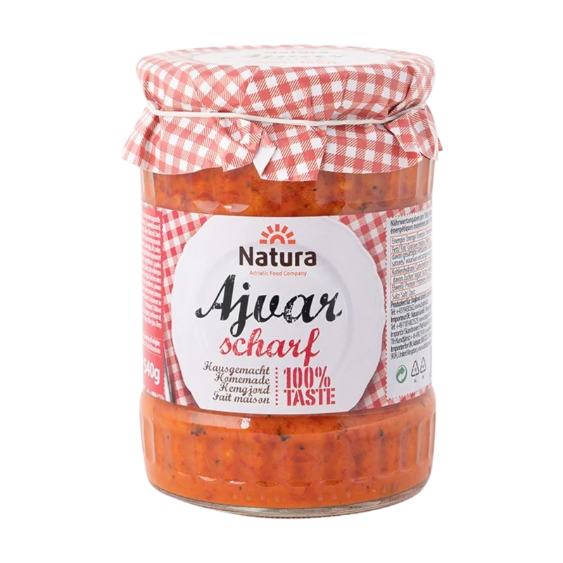 Natura csípős ajvar 540g