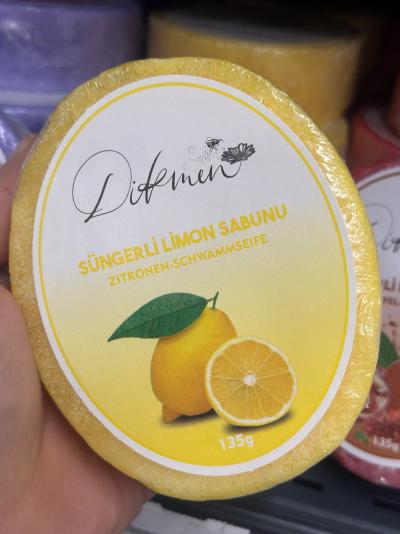 Dikmen Citromos Szivacs szappan 135g