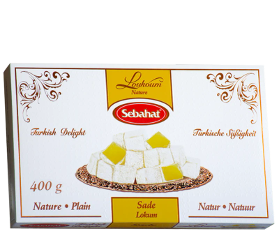 Sebahat natúr lokum 400g