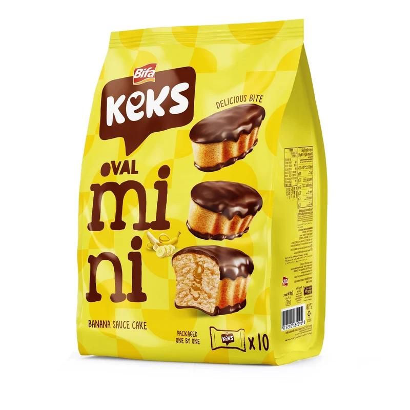 Bifa keks Mini csokis banános sütemény 10db-os 180g