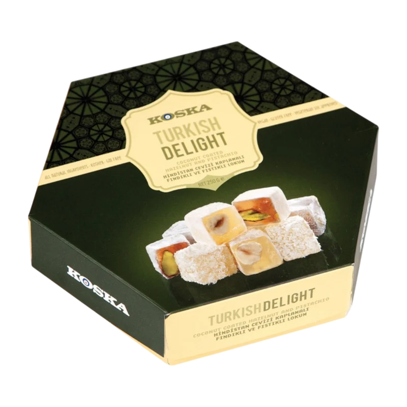 Koska Lokum - pisztáciás, mogyorós - 250g