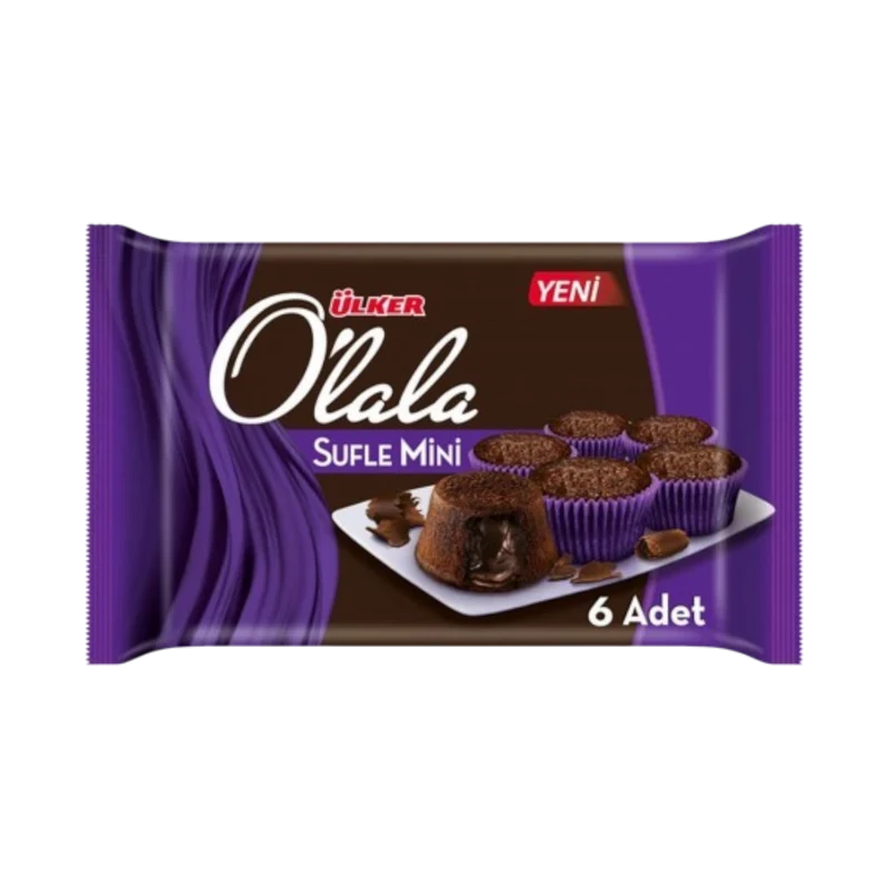 Ülker O'lala Szuflé Mini - Mini sütemény Csokoládéval 6db 162g