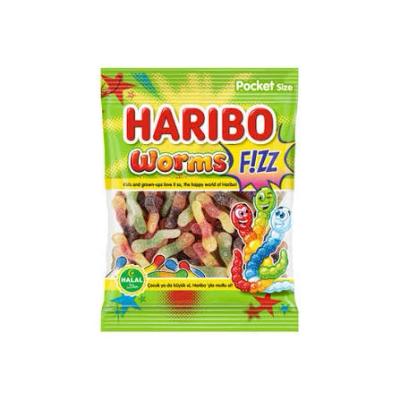 Haribo halal WormsFizz- gumicukor 100g