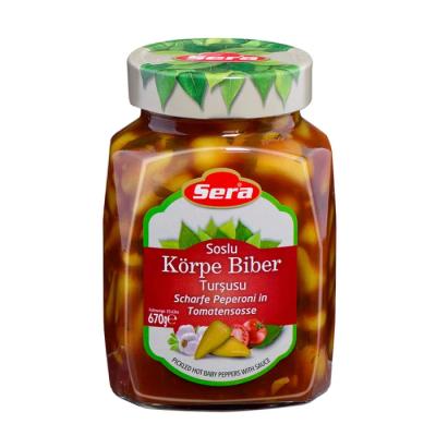 Sera csípős, szószos bébi paprika 670g