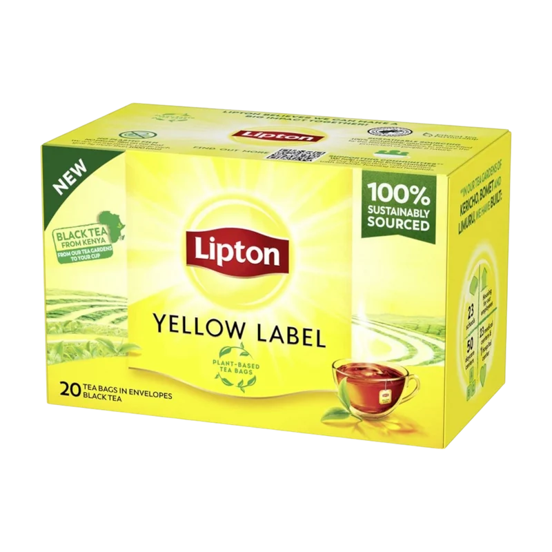 Lipton Yellow Label Tea - filteres tea - 20db
